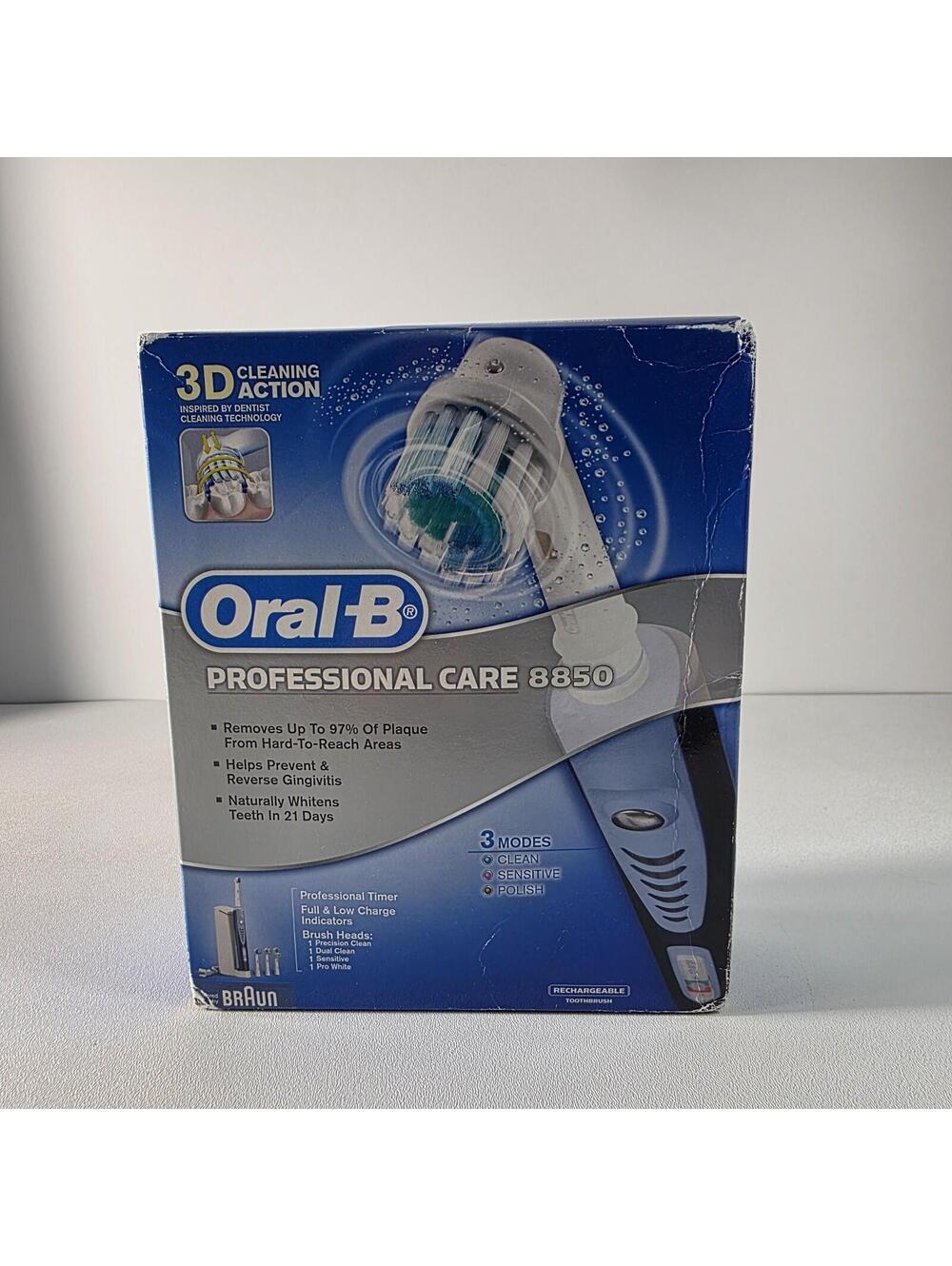 Brand NEW Oral-B Professional care 8850 3D Rechargable Electric Toothbrush NIB